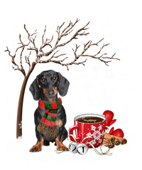 Dachshund Wiener Dog In The Snow Christmas Winter Xmas Tree Gift T-Shirt