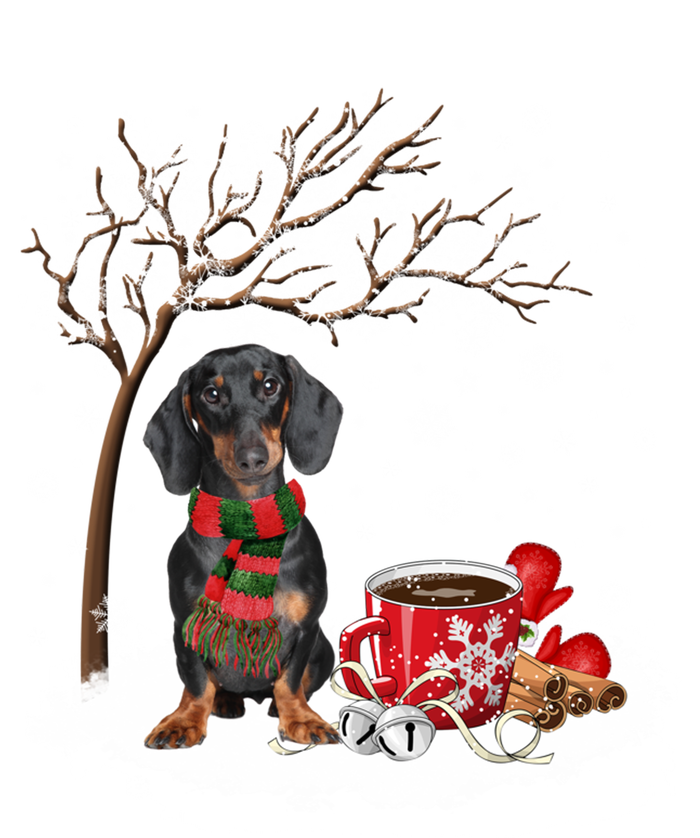 Dachshund Wiener Dog In The Snow Christmas Winter Xmas Tree Gift T-Shirt