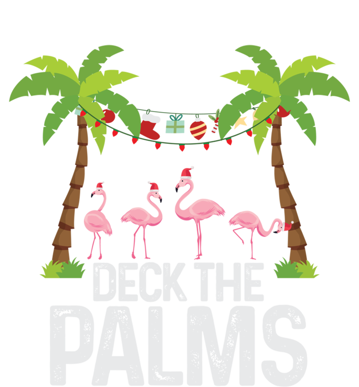 Deck The Palms Flamingo Christmas Light Christmas Gift T-Shirt