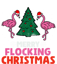 Flamingo Merry Flocking Christmas Funny Xmas Gift T-Shirt