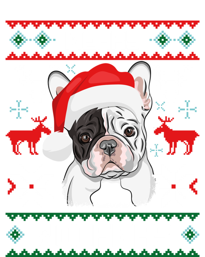 French Bulldog Gift For Merry Christmas Woofmas Frenchie Gift Kids Sweatshirt