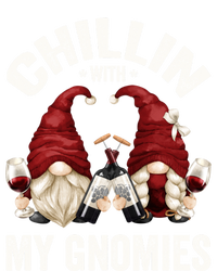 Funny Gnome For Wine Lover Who Loves Chillin With My Gnomies Great Gift Ladies Essential Flowy Tank