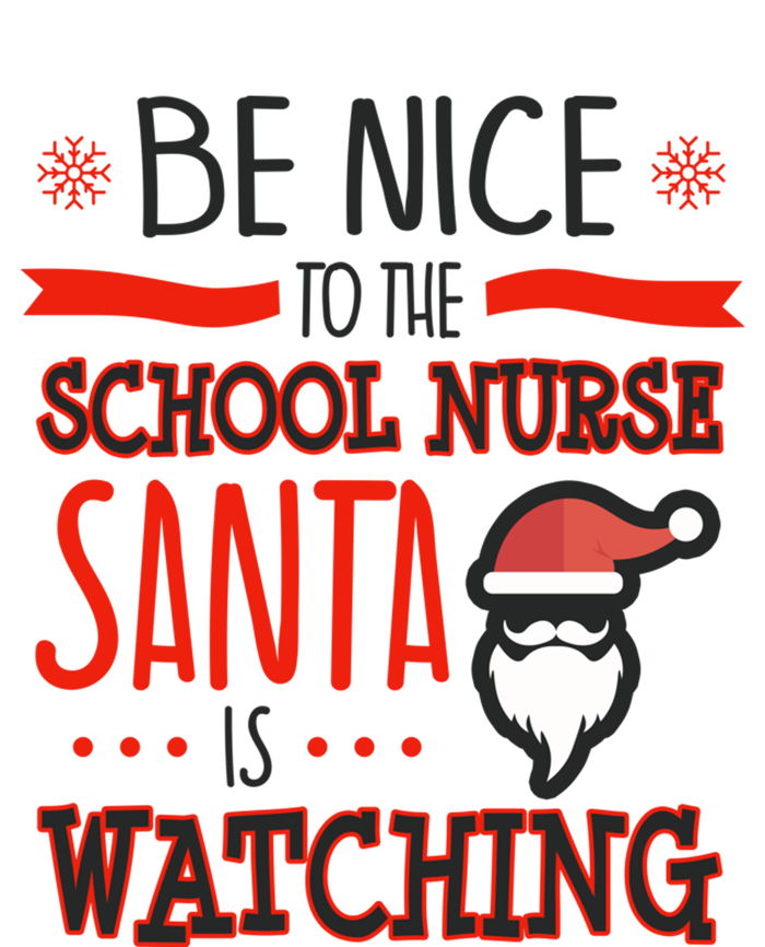 Funny School Nurse Ugly Christmas Santa Is Watching Gift Bumper Sticker