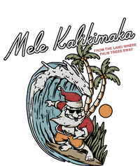 Mele Kalikimaka Hawaii Surfing Santa Christmas Hawaiian T-Shirt