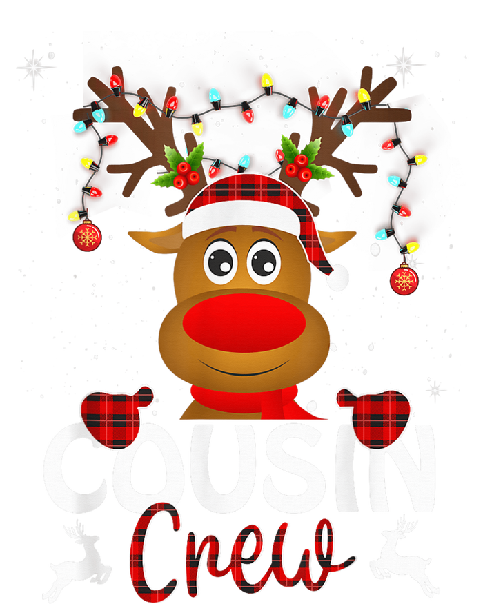 Cousin Crew Christmas Reindeer Santa Hat Matching Pajama Coaster