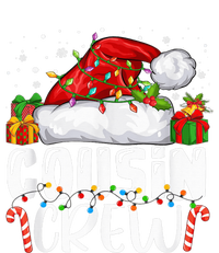 Cousin Crew Christmas Santa Hat Lights Pajamas Funny Xmas Sweatshirt Cinch Pack Bag