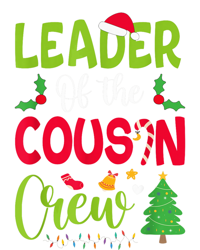 Leader of the Cousin Crew Christmas family Xmas T-Shirt