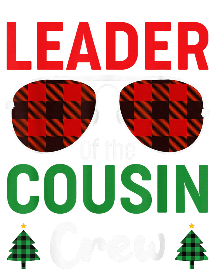 Leader of the Cousin Crew Christmas Buffalo Red Plaid Xmas Ladies Long Sleeve Shirt