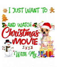 I Just Want To Bake Stuff And Christmas Movie With Chihuahua Great Gift Sweatshirt Cinch Pack Bag