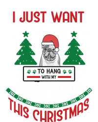 I Just Want To Hang With My Bulldog This Christmas Gift T-Shirt