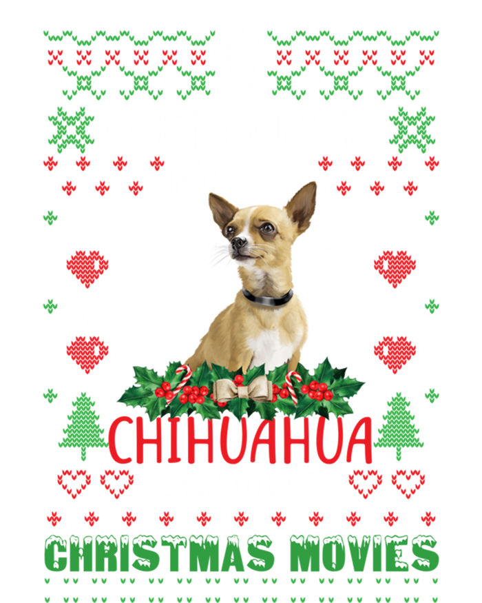 I Just Want To Hug My Chihuahua Dog Christmas Gift Ladies Long Sleeve Shirt