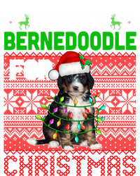 I Want A Bernedoodle For Christmas Santa Dog Lover Owner Gift T-Shirt