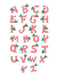 Christmas Alphabet Candy Cane Xmas Holiday Teacher T-Shirt