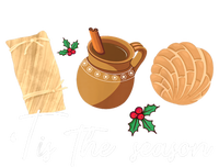 Tis The Season Christmas Mexican Concha Tamale Cafe De Olla Tall Sweatshirt