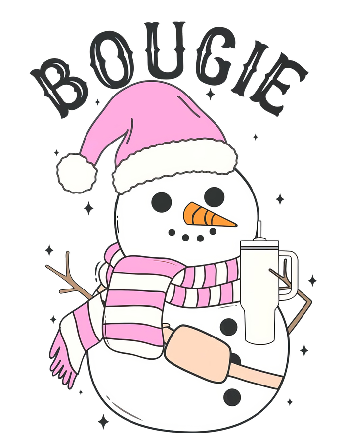 Boojee Snowman Bougie Snowman Stanley Boojee Holiday Yupoong Adult 5-Panel Trucker Hat