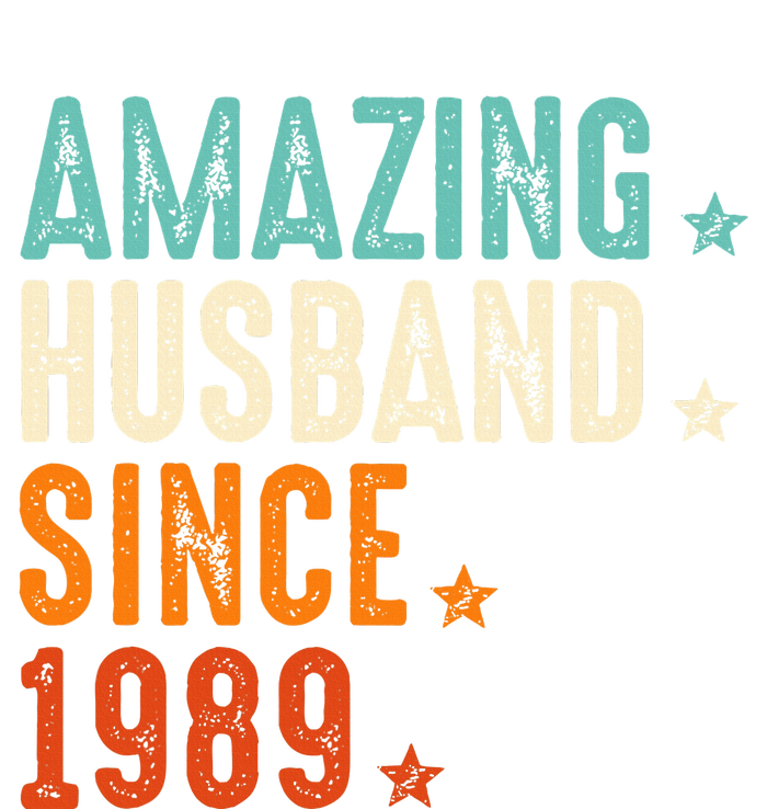 35 Years Wedding Anniversary Amazing Husband Since 1989 Ladies Essential Tank