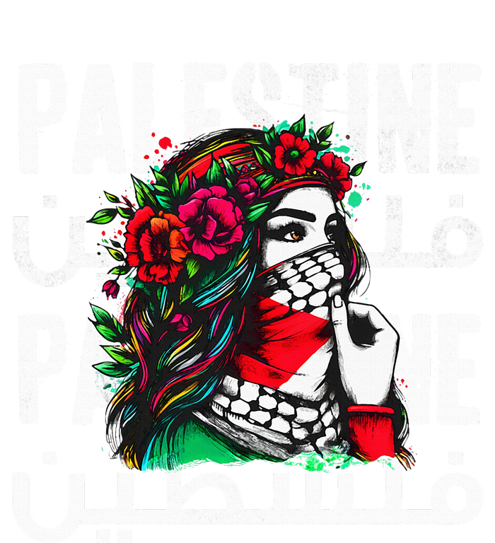 A Palestinian  With A Palestinian Bandana Palestine Youth Performance Sprint T-Shirt