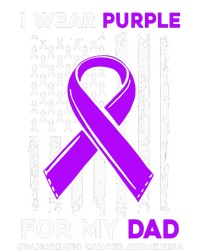 I Wear Purple For My Dad Father Pancreatic Cancer Awareness T-Shirt