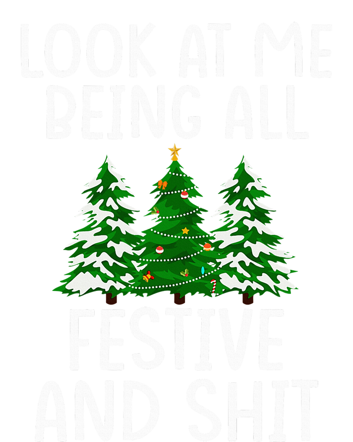 Look At Me Being All Festive And Shit Humorous Xmas Women's Fleece Hoodie