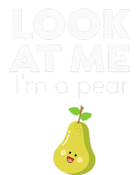 Look At Me I'm A Pear Funny Fruit Ceramic Star Ornament