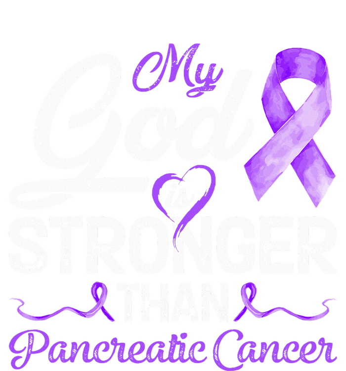 My God Is Stronger Than Pancreatic Breast Cancer Awareness City Backpack