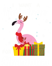 I Want A Flamingo For Christmas Funny Cute Holiday Gift T-Shirt