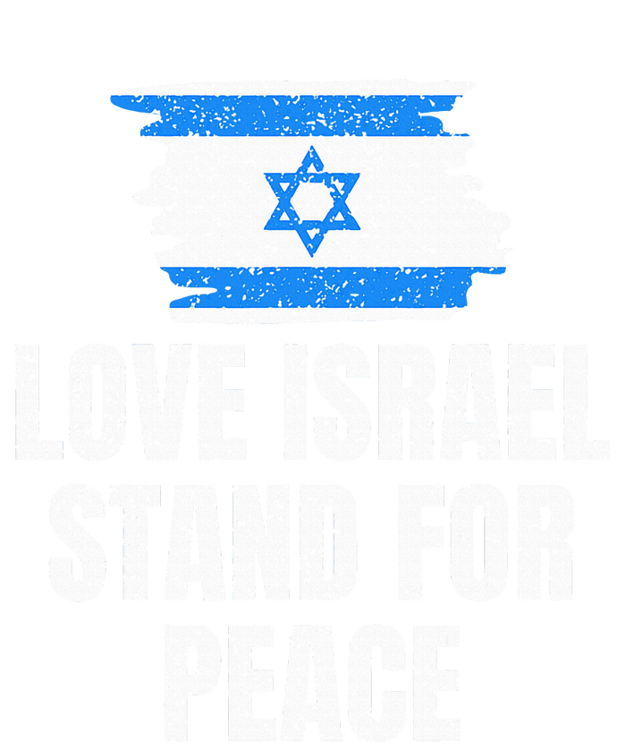 I Stand with Israel Flag Pray For Support Jewish Peace Love T-Shirt