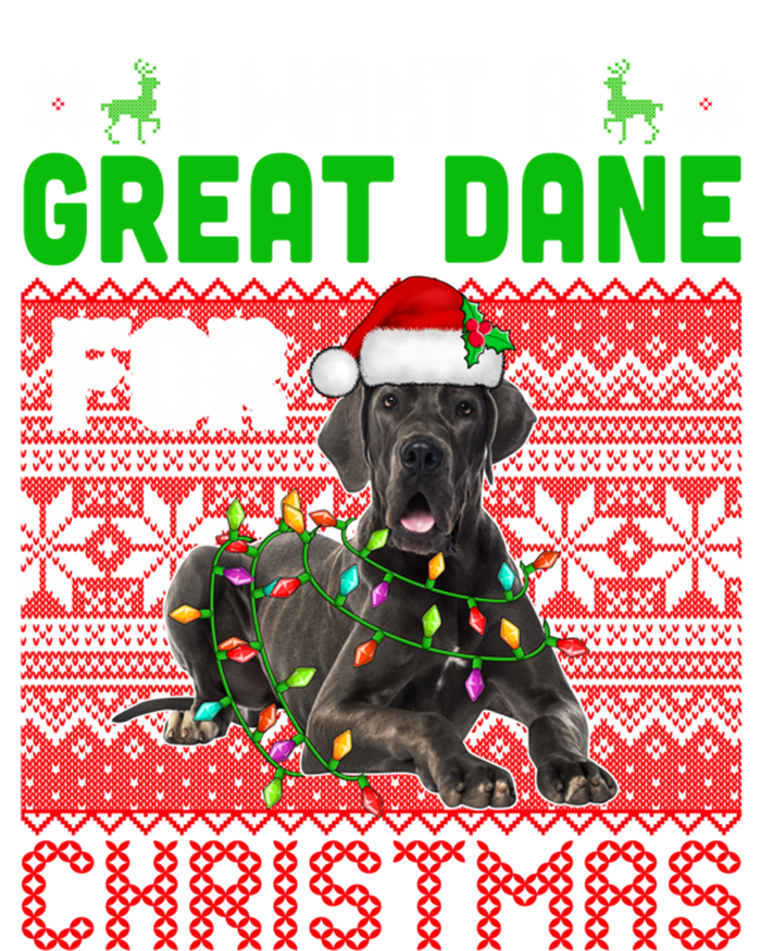 I Want A Great Dane For Christmas Santa Dog Lover Owner Meaningful Gift Kids Tie-Dye T-Shirt