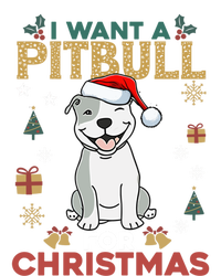 I Want A Pitbull For Christmas Cute Dog Lover Pajama Cool Gift Kids Hoodie