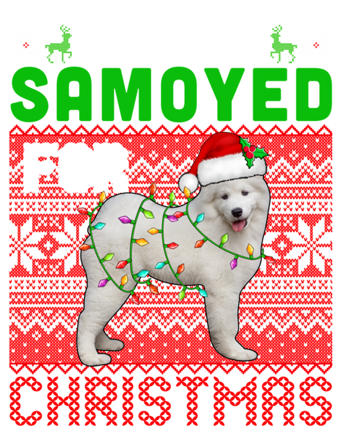 I Want A Samoyed For Christmas Santa Dog Lover Owner Cool Gift T-Shirt