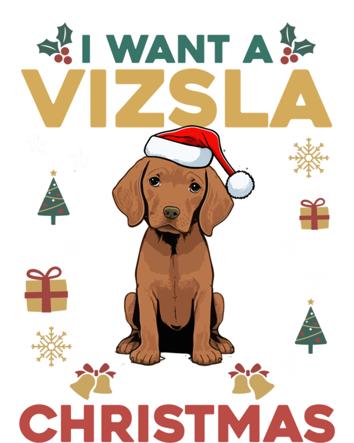 I Want A Vizsla For Christmas Cute Dog Lover Family Pajama Gift Mousepad