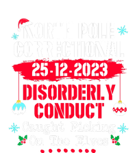 Christmas North Pole Correctional Disorderly Conduct Caught Elves Xmas Gift T-Shirt