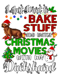 I Want To Bake Stuff And Watch Christmas Movies Dachshund Gift T-Shirt