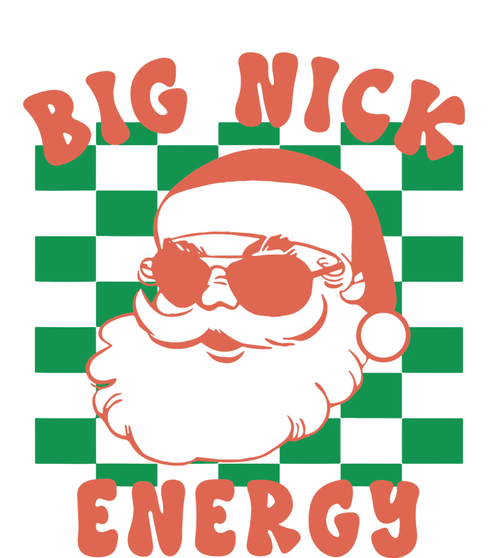 Cute Santa Claus Retro Groovy Big Nick Santa Energy Christmas Xmas 2024 Gift T-Shirt