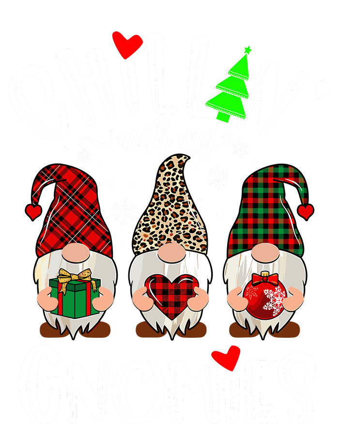 Chillin With My Gnomies Christmas Gnome Family Matching Xmas T-Shirt