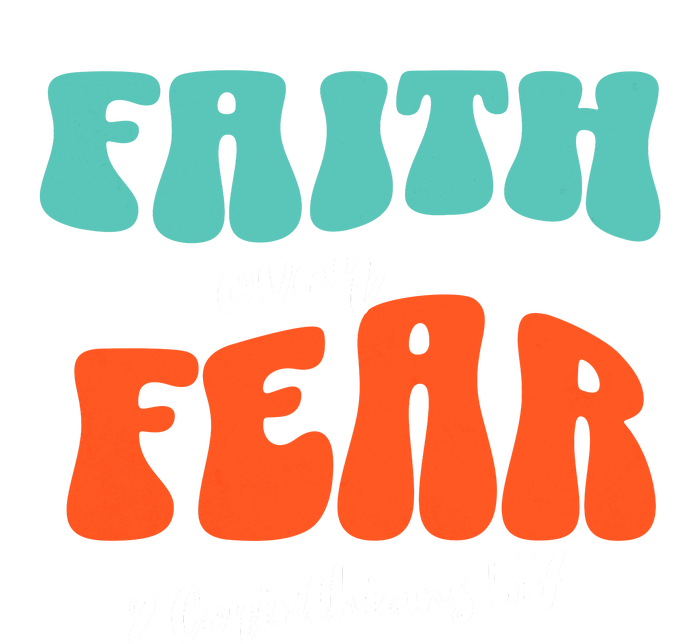 Faith Over Fear Christian Motivational Tank Top