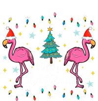 Merry Christmas Funny Santa Hat Flamingo Xmas Tree Christmas Gift T-Shirt