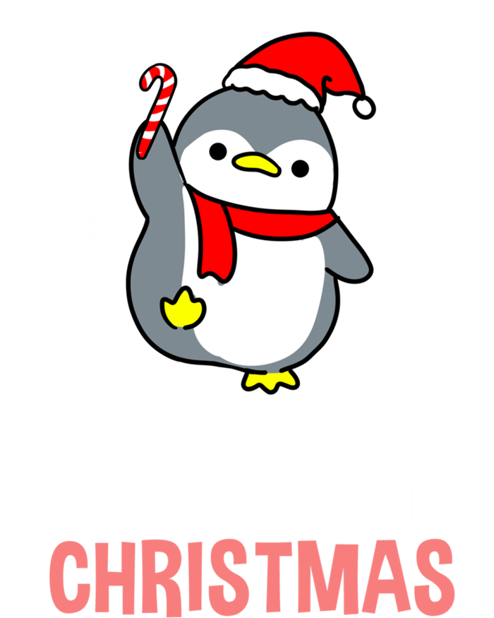 Merry Christmas Penguin Gift Kids Long Sleeve Shirt