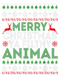 Merry Xmas ya-filthy animal funny christmas pajama Tie-Dye Long Sleeve Shirt