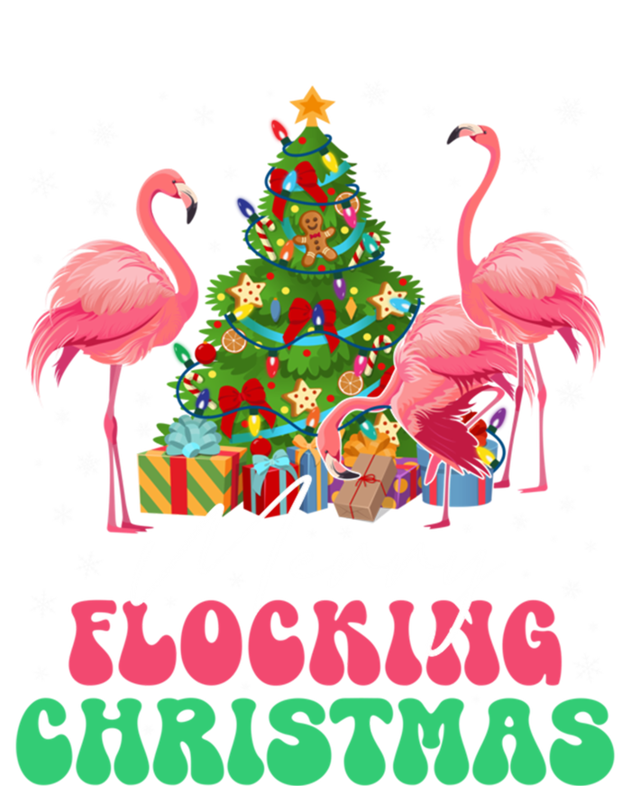 Merry Flocking Christmas Flamingo Xmas Gift Tall T-Shirt