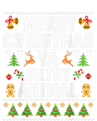 Merry Christmas Animal Filthy Ya Ugly Sweater Style Matching Toddler T-Shirt