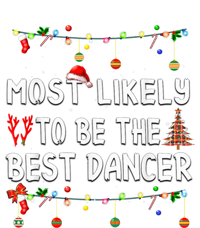 Most Likely To Christmas Shirt Funny Matching Family Pajamas Long Sleeve Pajama Set