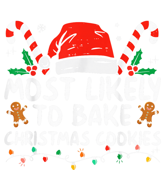 Most Likely To Bake Christmas Cookies Funny Baker Christmas Tank Top