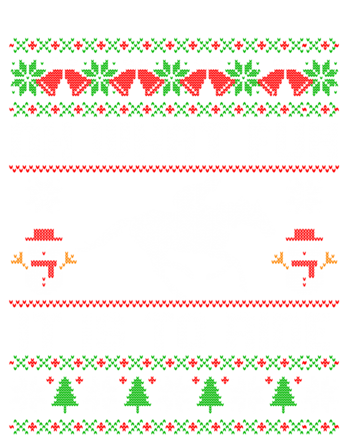 Oh What Fun It Is To Ride Horse Ugly Santa Christmas Funny Gift Women's Long Sleeve Flannel Pajama Set 