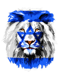 Flag of Israel lion Jewish Israel Flag Ladies PosiCharge Competitor Racerback Tank