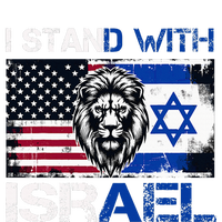 I Stand With Israel US Support Lion Love Israeli Brotherhood Cooling Performance Long Sleeve Crew