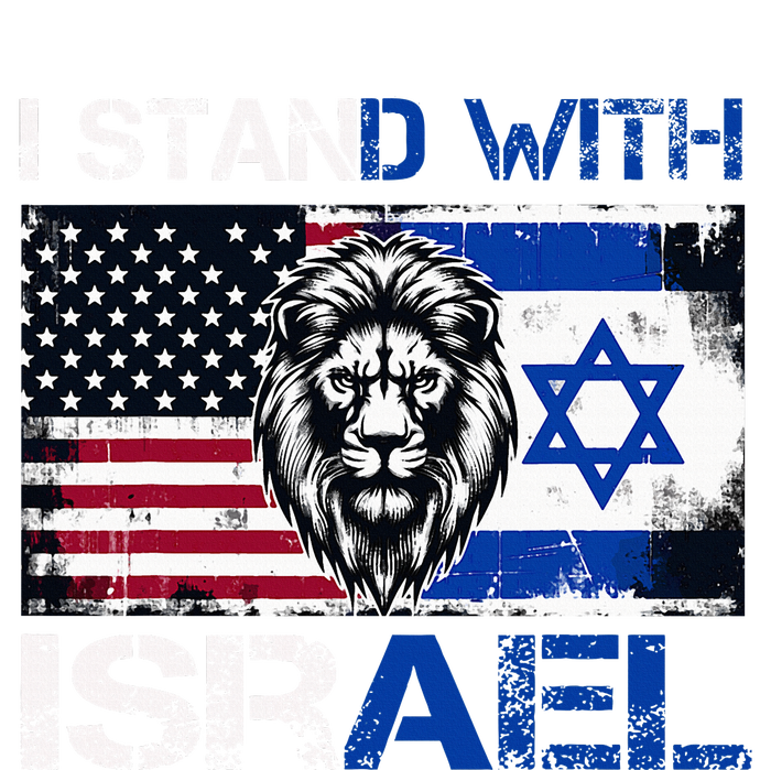 I Stand With Israel US Support Lion Love Israeli Brotherhood Cooling Performance Long Sleeve Crew