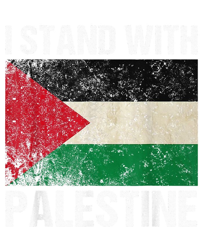 Support I stand with Palestine Free Palestine Flag Arabic T-Shirt