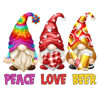 Peace Love Beer Funny Summer Gnomes Chillin With My Gnomies Cute Gift T-Shirt