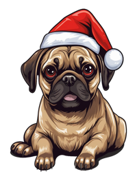 Pug Santa Hat Christmas Dog Lovers Gift Funny Mom Dad Xmas Cool Gift Magnet